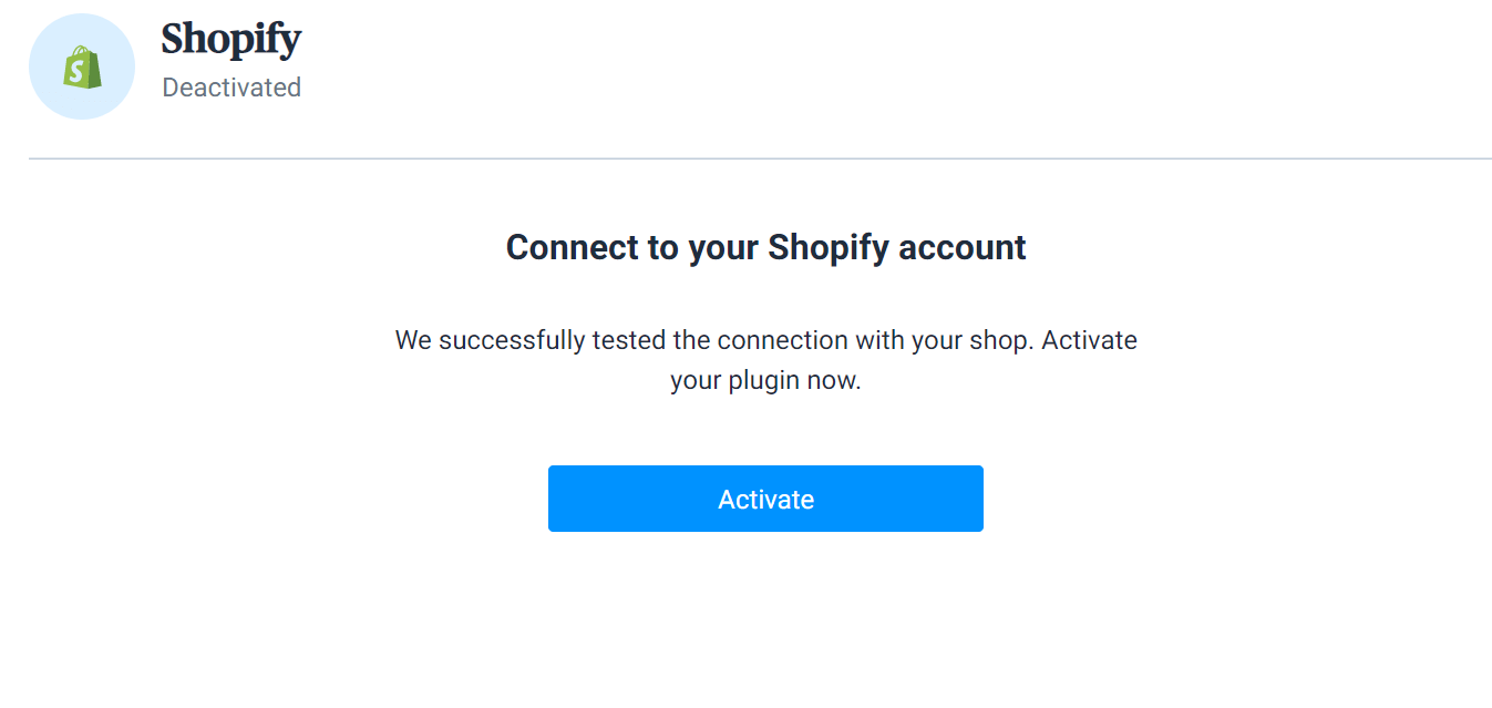 sendinblue-shopify-activate