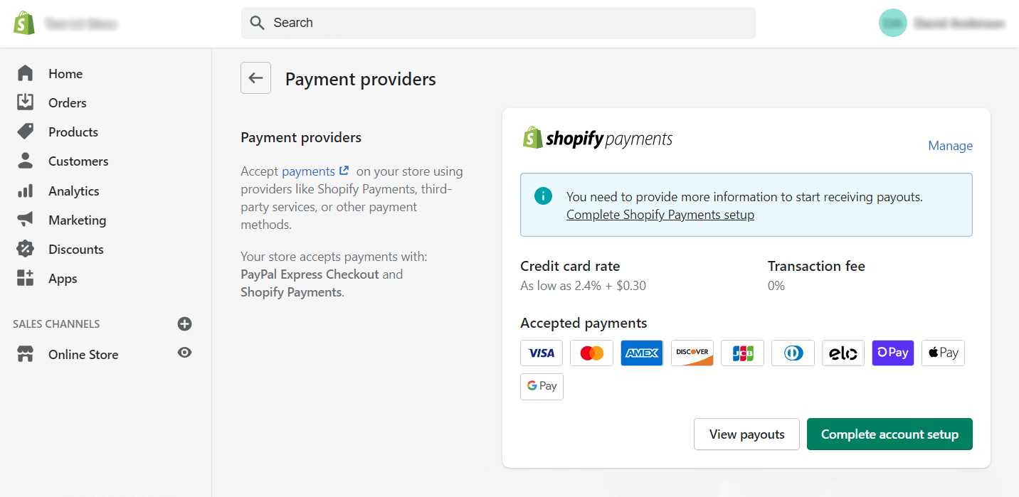 Shopify-Payments